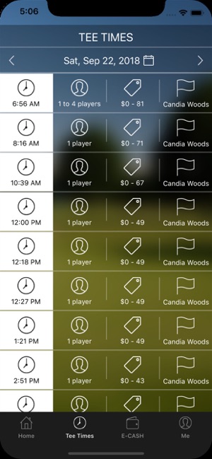 Candia Woods Golf Tee Times(圖4)-速報App