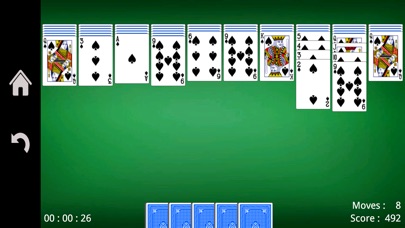 スパイダーソリティア - Spider Solitaireのスクリーンショット2 スパイダーソリティア - Spider Solitaireのスクリーンショット2