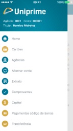 Uniprime Mobile Banking Captura de tela 5