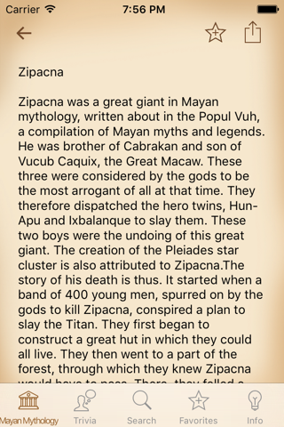 Mythology - Mayan screenshot 2