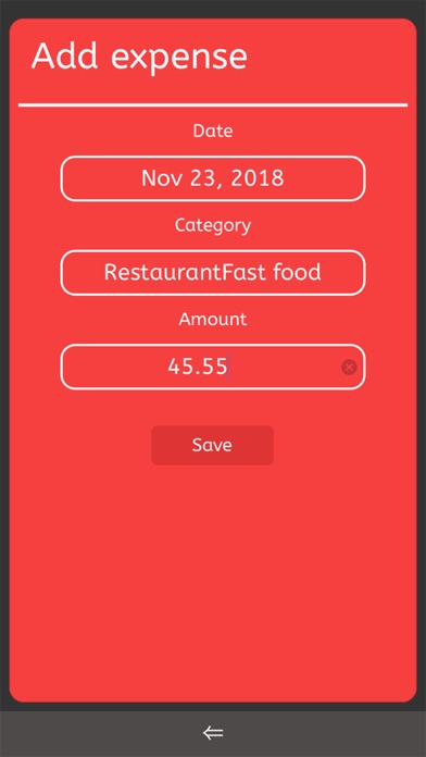 Pocket Budget Tracker Lite screenshot 3