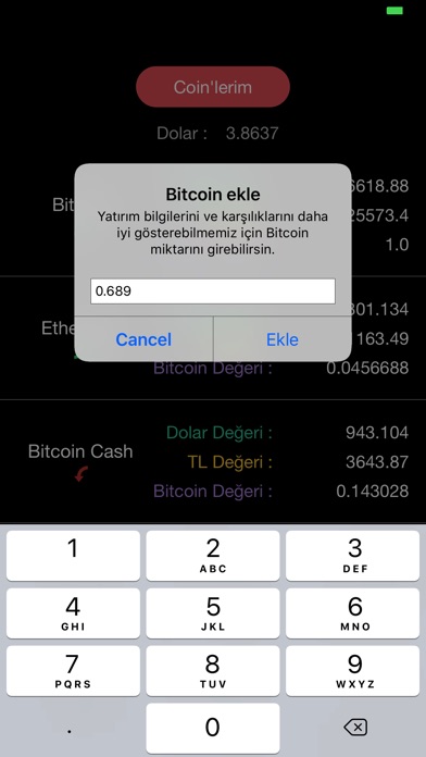 Bitcoin Kurları screenshot 3