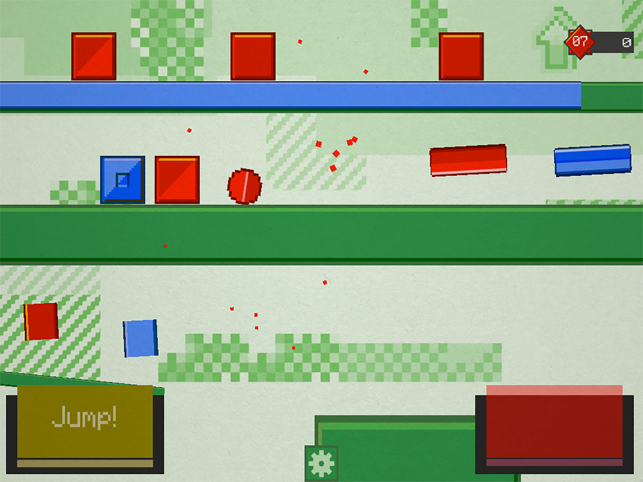 Blue red aaaargh, game for IOS