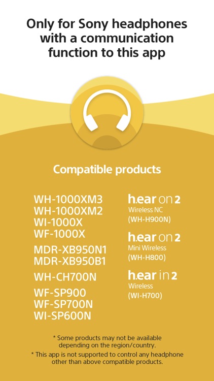 Sony | Headphones Connect