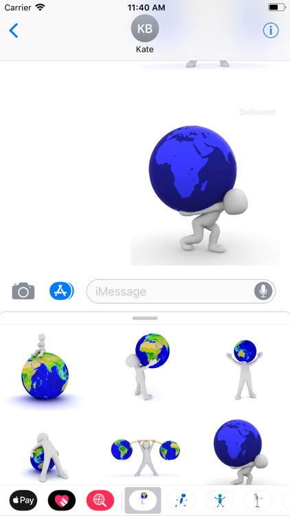 Earth and Human Sticker Pack screenshot-6