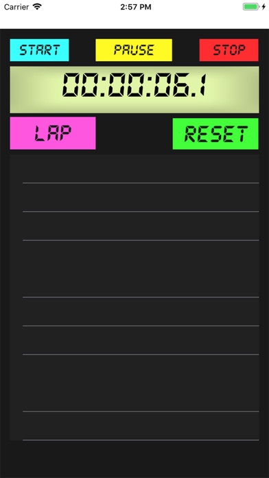 Easy Stopwatch With Laps screenshot 3