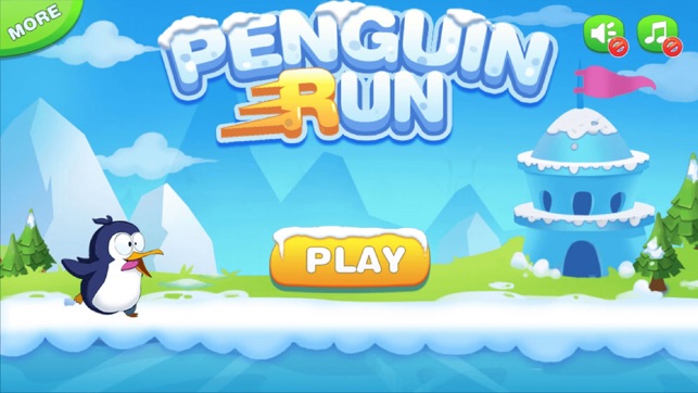 Penguin Run - Running Game