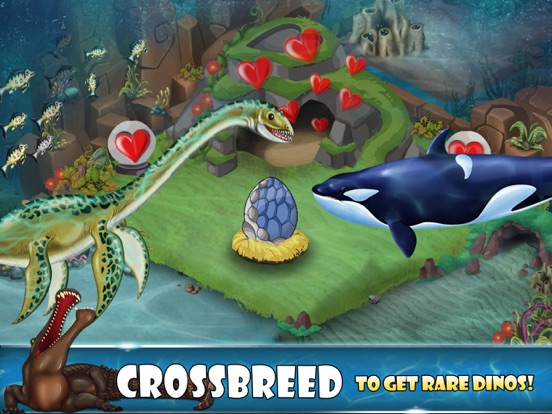 Скачать игру Dino Water World-Dinosaur game