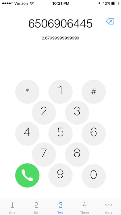 Dial-Pad UX screenshot 3