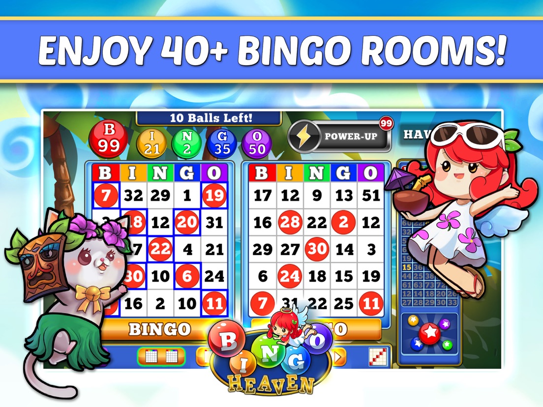 Bingo Heaven! Bingogames App voor iPhone, iPad en iPod touch