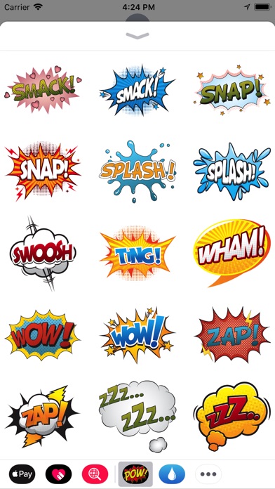 Comic Exclamation Sticker Pack screenshot 3