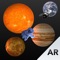 Build and study an entire augmented reality 3D animated solar system in your room