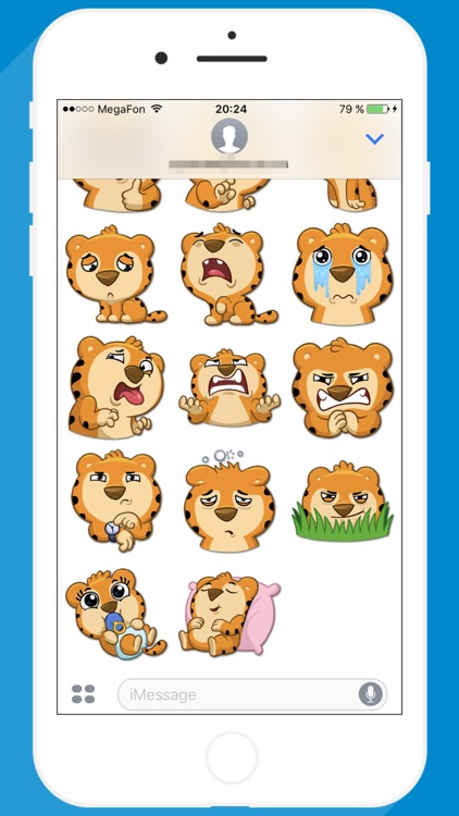 Cute Tiger STiK Sticker Pack