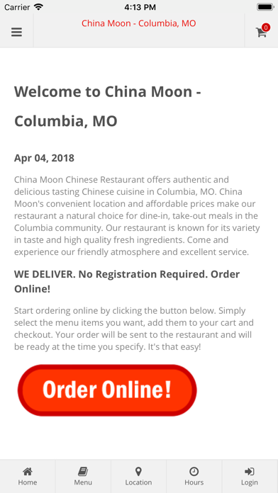 How to cancel & delete China Moon Columbia MO from iphone & ipad 1