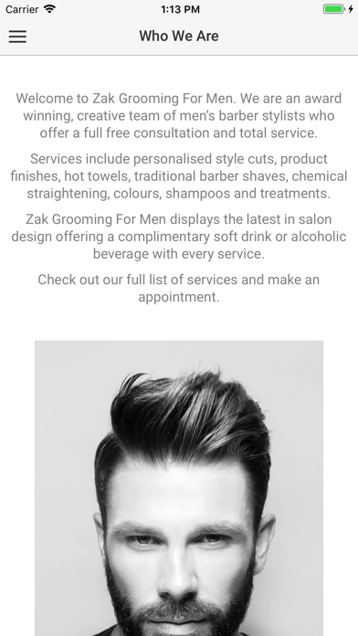 Zak Grooming For Men screenshot 2