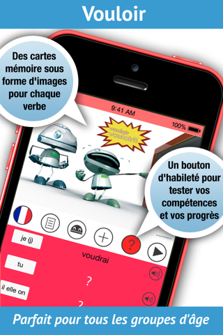 French Verbs Pro - LearnBots screenshot 3