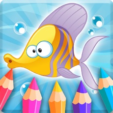 Activities of Colorful Diary: Fish Coloring