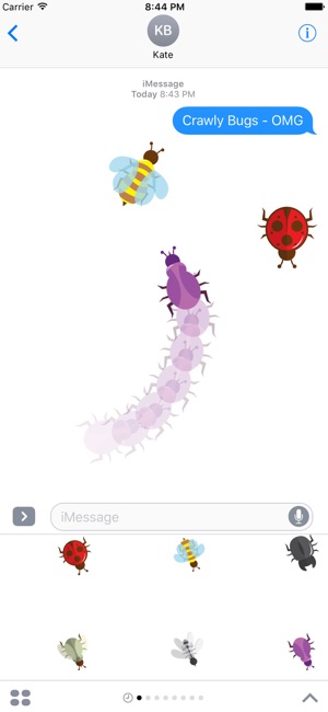 Crawly Bugs Animated Stickers(圖3)-速報App