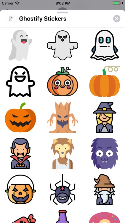 Ghostify Halloween Stickers