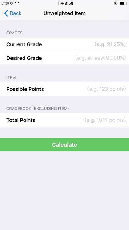 Grade Calculator-Precision