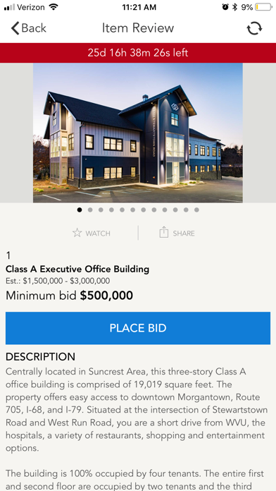 Black Diamond Realty Auction screenshot 2