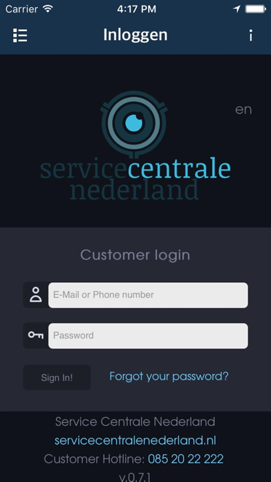 Service Centrale Nederland screenshot 4