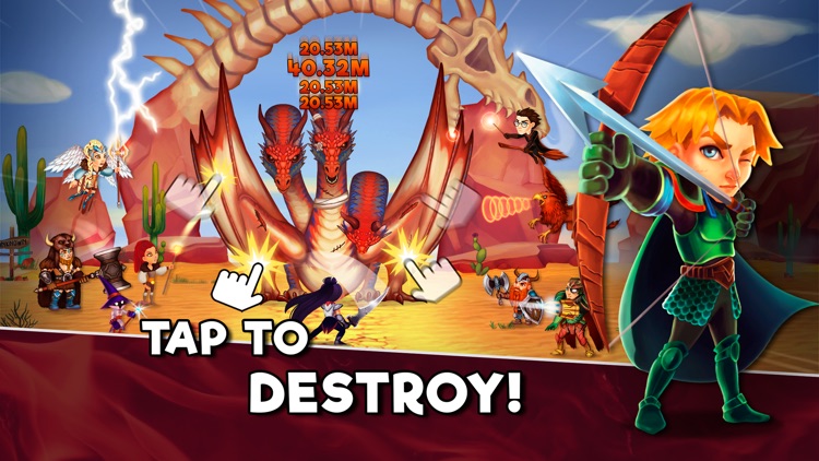 Tap Dragons - Clicker Heroes RPG Game