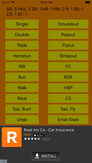 MTS Hitting Stats screenshot 4