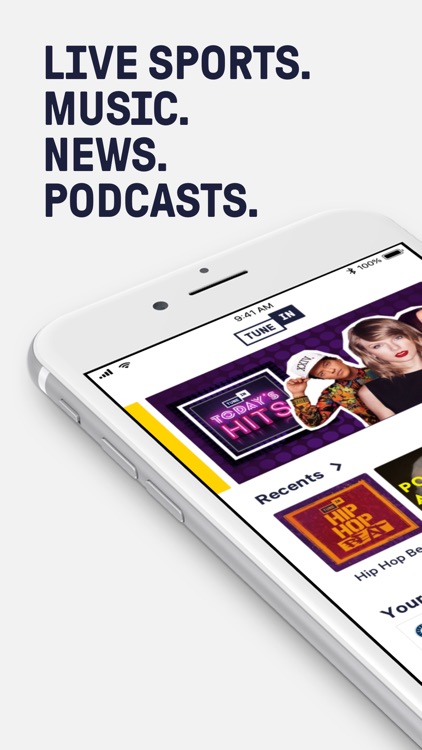 TuneIn: Radio, MLB & Podcasts screenshot-0