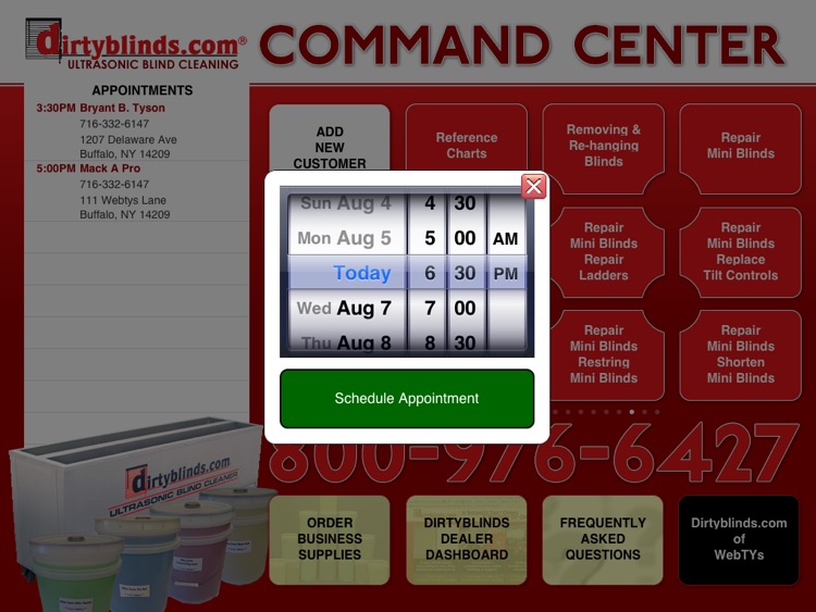 DirtyBlinds.com Command Center screenshot-4