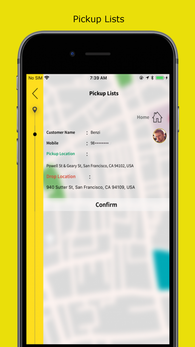 Taxi Pickr Software Driver screenshot 3