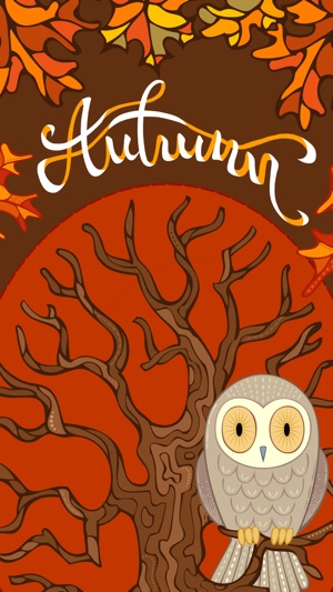 Hello Autumn Fall Time Sticker