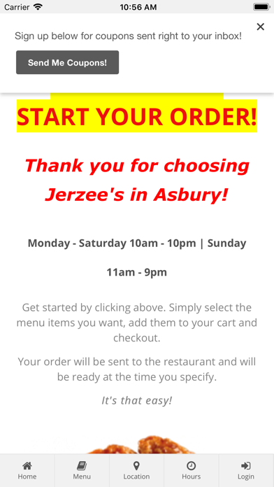 How to cancel & delete Jerzee's Pizza Asbury from iphone & ipad 1