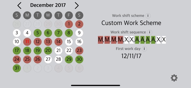 Rosta – My Shift Work Calendar(圖2)-速報App