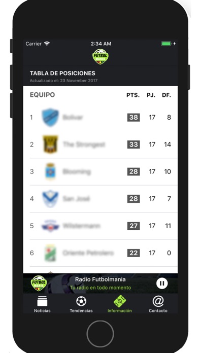 Futbolmania screenshot 3
