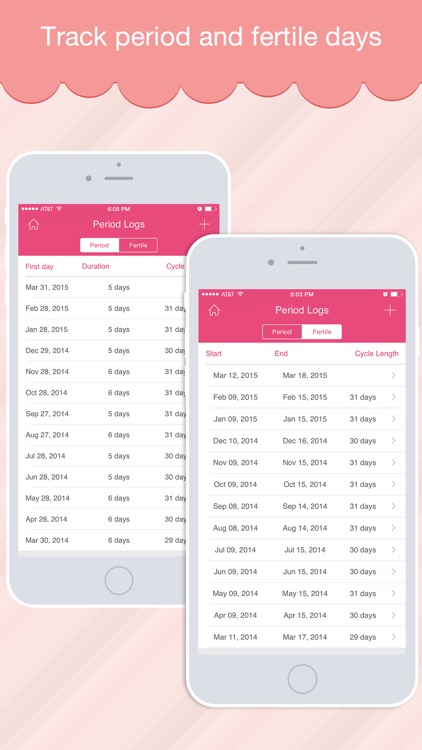 Period Log - Menstrual and Ovulation Calendar screenshot-4