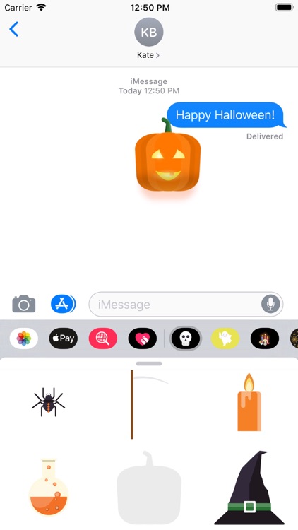 Minimal Halloween Stickers screenshot-4