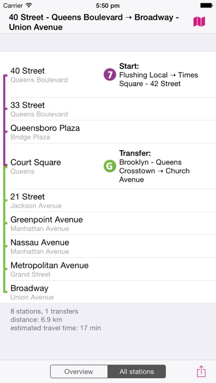 New York Rail Map Lite screenshot-3