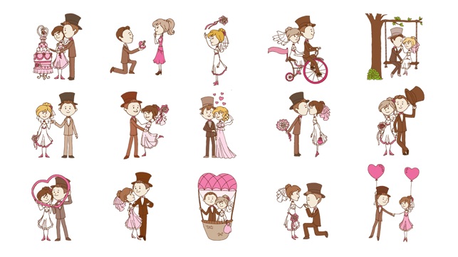 Wedding Stickers!(圖1)-速報App