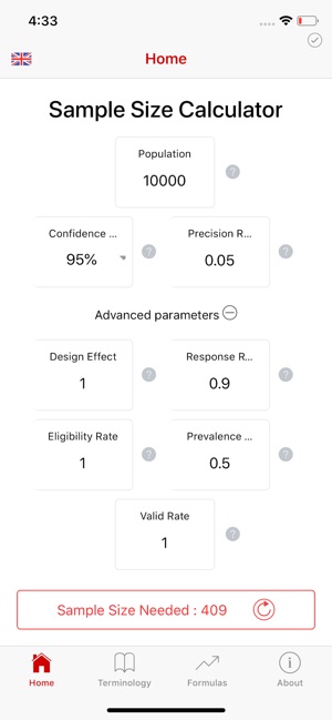 Sample Size Calculator - light(圖5)-速報App