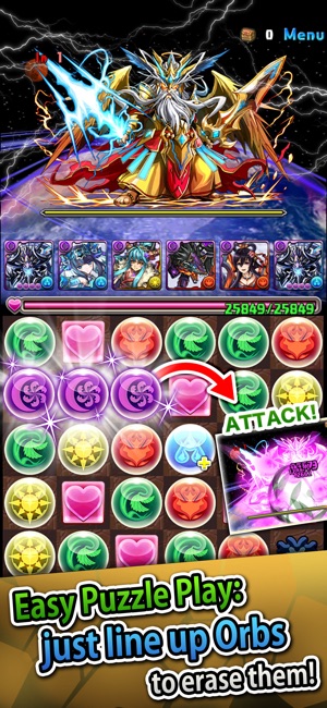 Puzzle & Dragons Screenshot