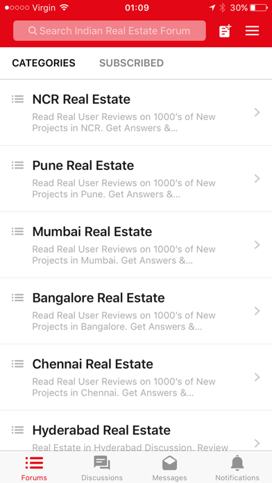 How to cancel & delete IREF: Indian Real Estate Forum from iphone & ipad 1
