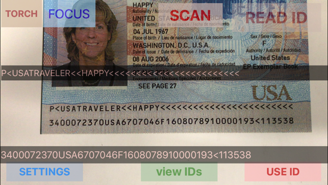 ID reader USA