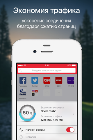 Скриншот из Opera Mini web browser