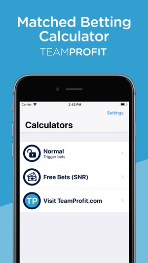 Matched Betting Calculator TP(圖1)-速報App