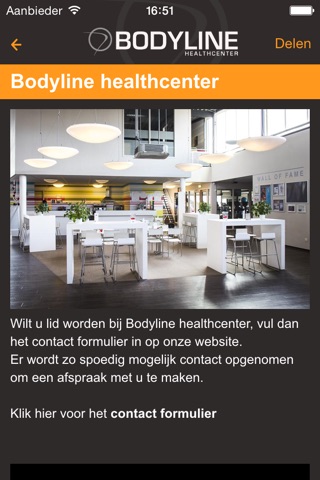 Bodyline healthcenter screenshot 2