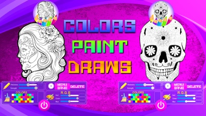 Sugar Skulls Book Paint Adults screenshot 4