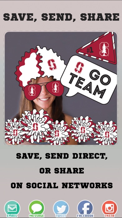 Stanford Cardinals PLUS Selfie Stickers screenshot 3