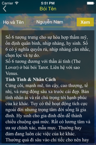 Tử vi Việt Nam screenshot 2