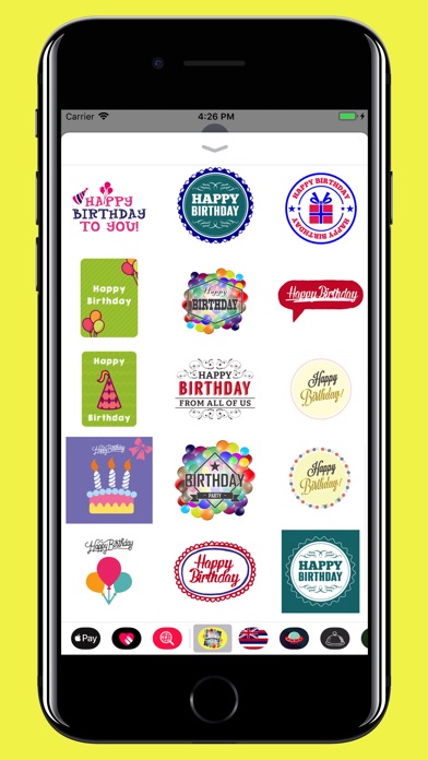 Stickers emoji Happy Birthday screenshot 3